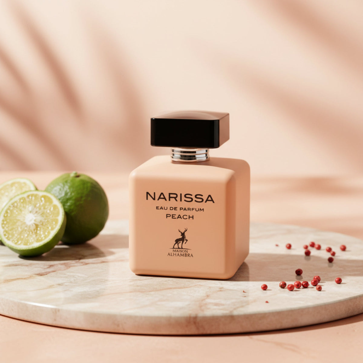 Peach Narissa by Maison Alhambra perfume women EDP 3.3 / 3.4 oz New in Box