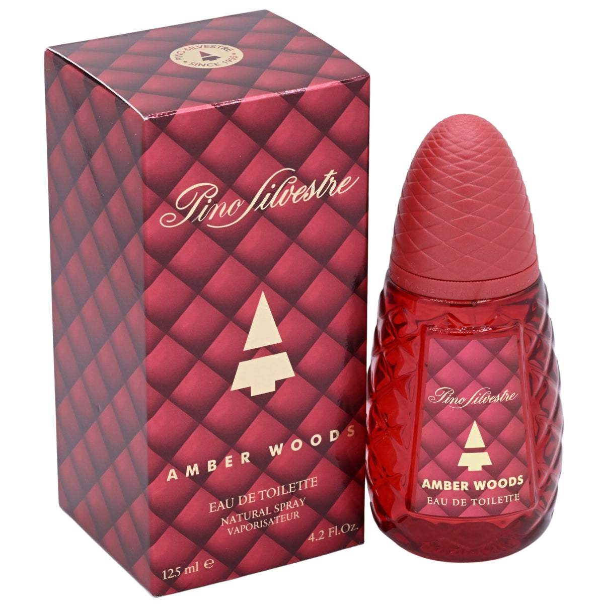 Pino Silvestre Amber Woods EDT Spray Men 4.2 oz 125ml New Box