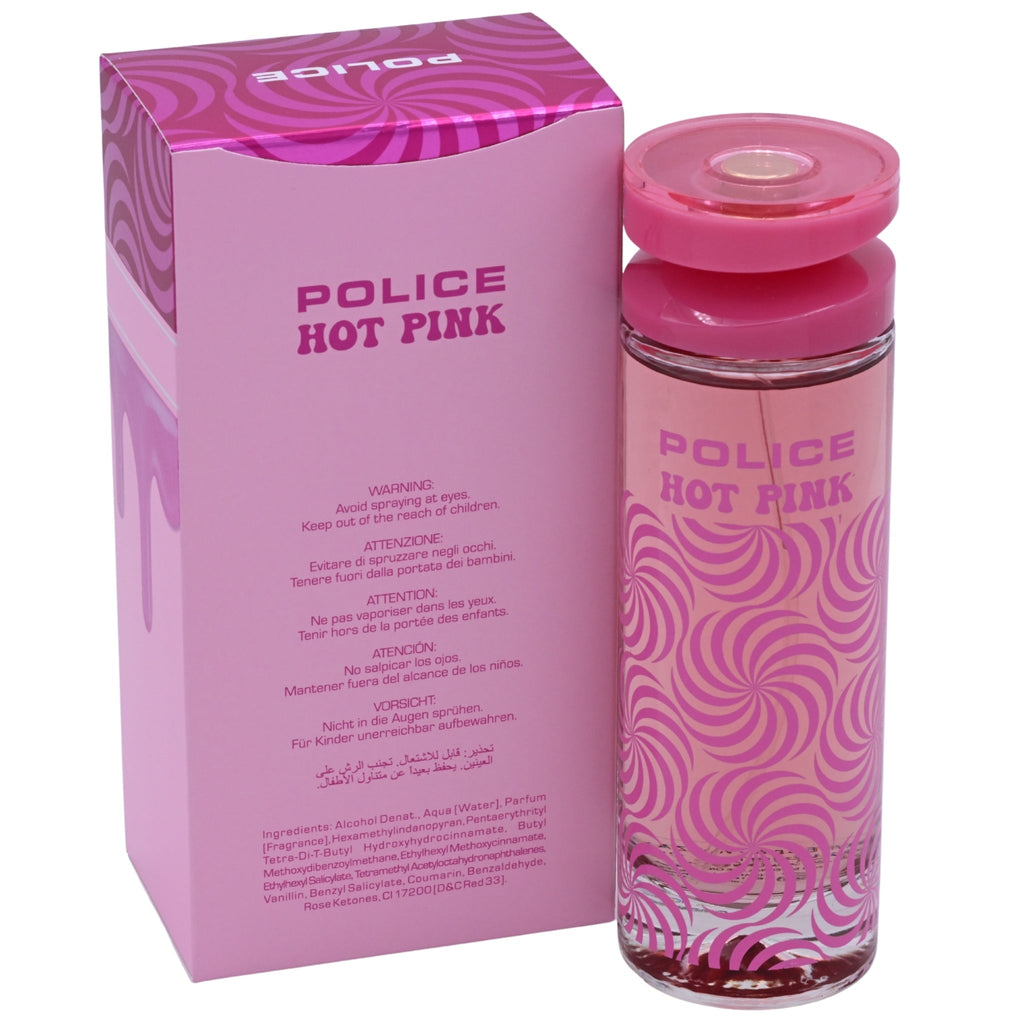 Police Hot Pink Eau de Toilette Spray for Women 3.4 oz (100 ml)