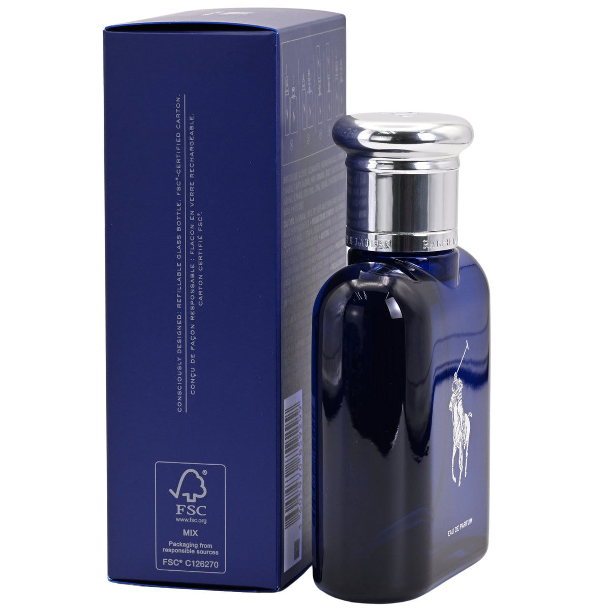 Polo Blue (Refillable) by Ralph Lauren cologne for men EDP 2.5 oz New in Box