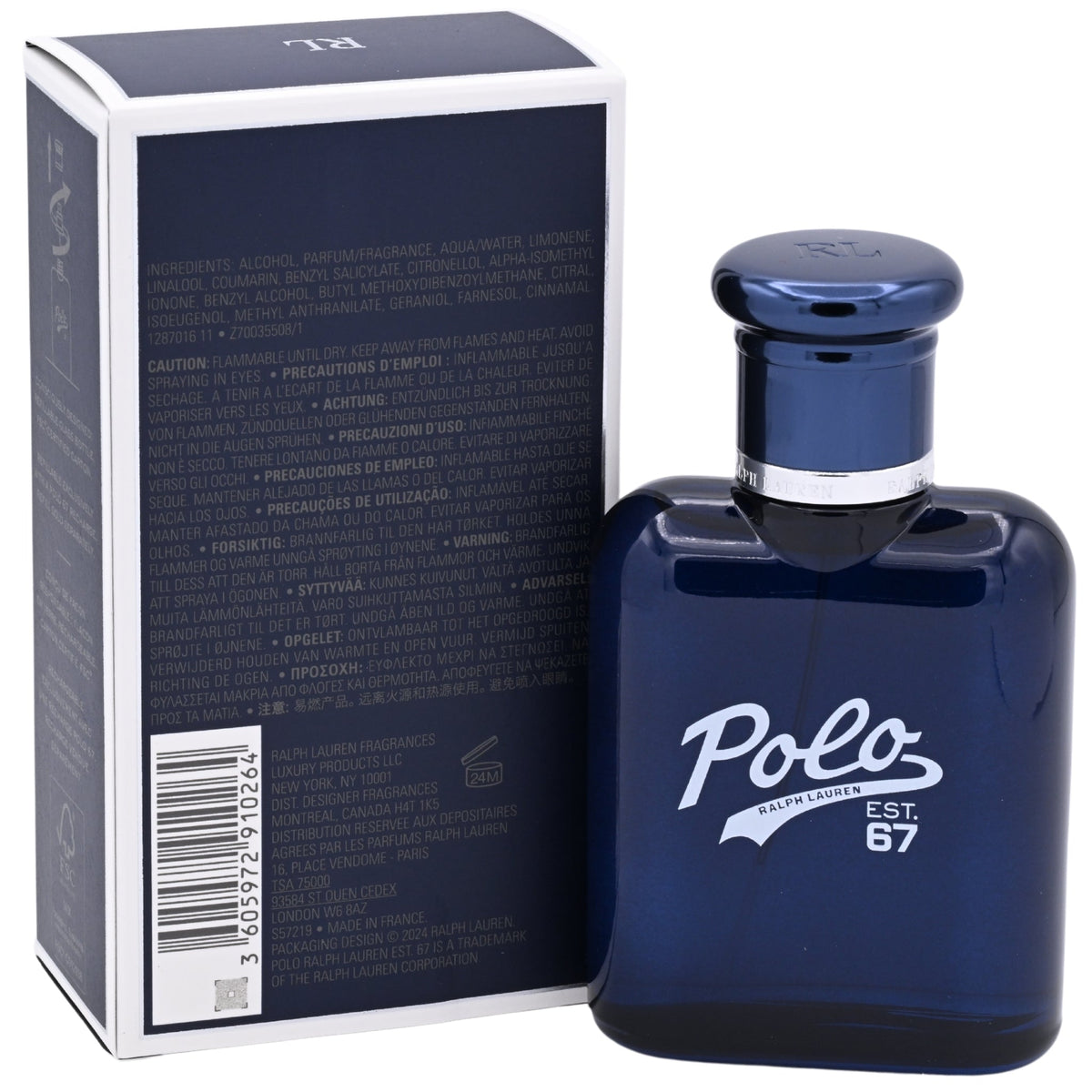 Polo Est. 67 by Ralph Lauren cologne for men EDT 2.5 oz New in Box