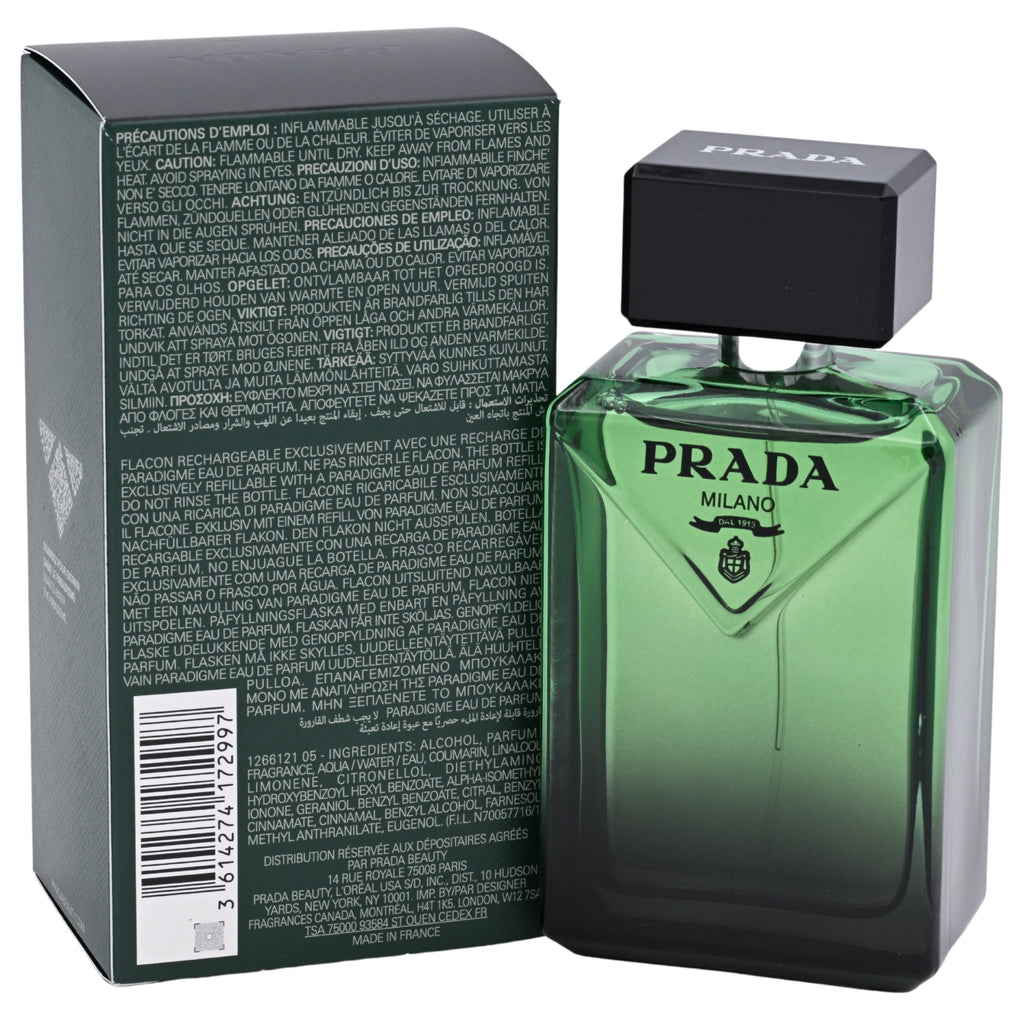 Prada Paradigme Eau de Parfum (EDP) Spray for Men 3.3 oz / 100 ml New Retail Box