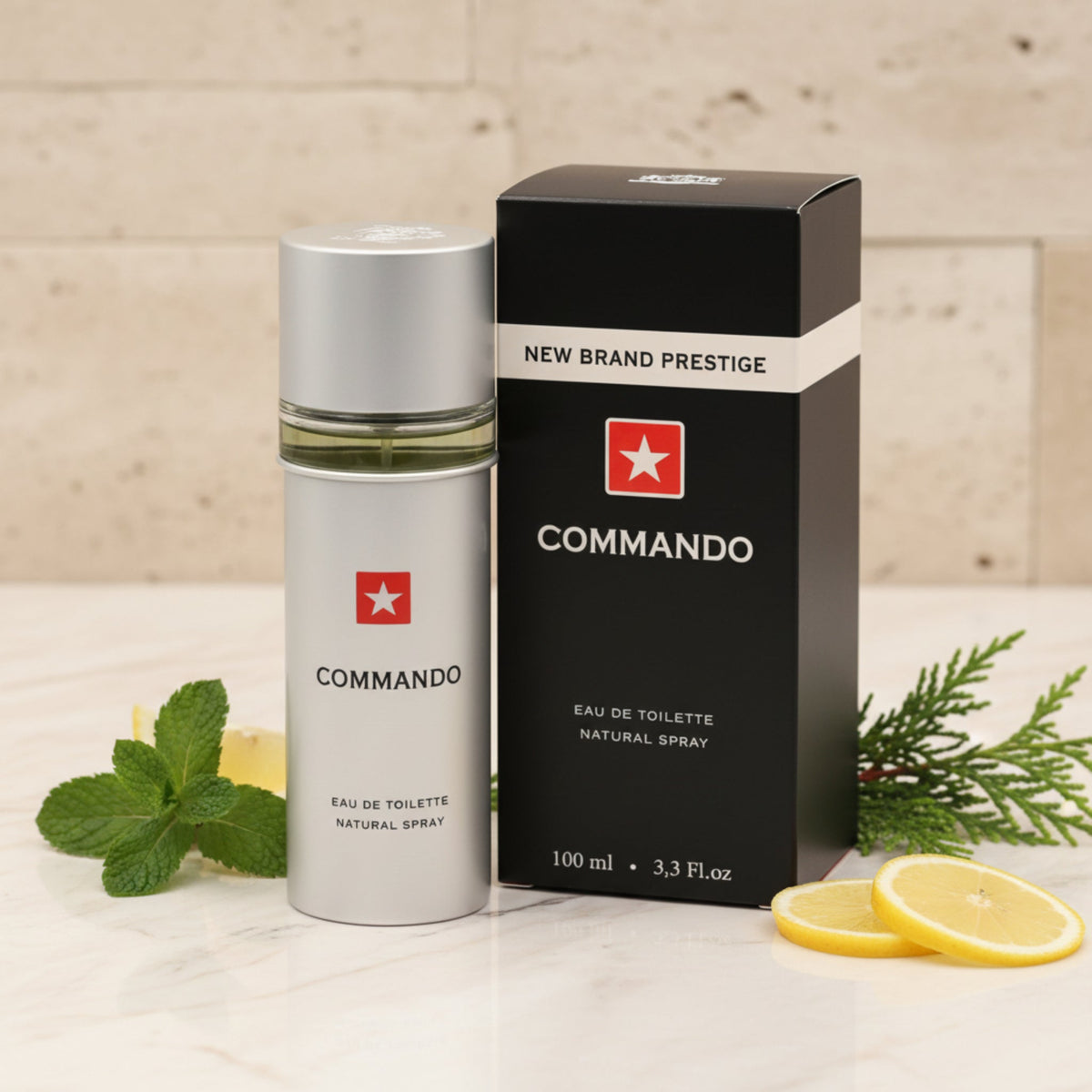 Prestige Commando by New Brand cologne for men EDT 3.3 /3.4 oz New In Box