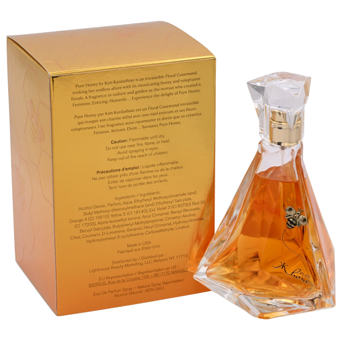 Pure Honey by Kim Kardashian perfume for women EDP 3.3 / 3.4 oz New in Box