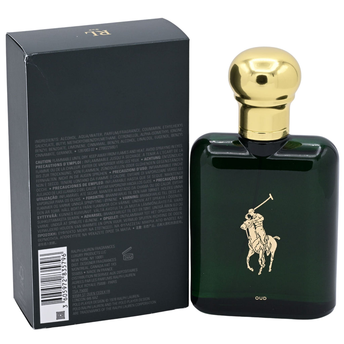 Ralph Lauren Polo Oud Eau de Parfum (EDP) Spray for Men, 4.2 oz (125 ml)