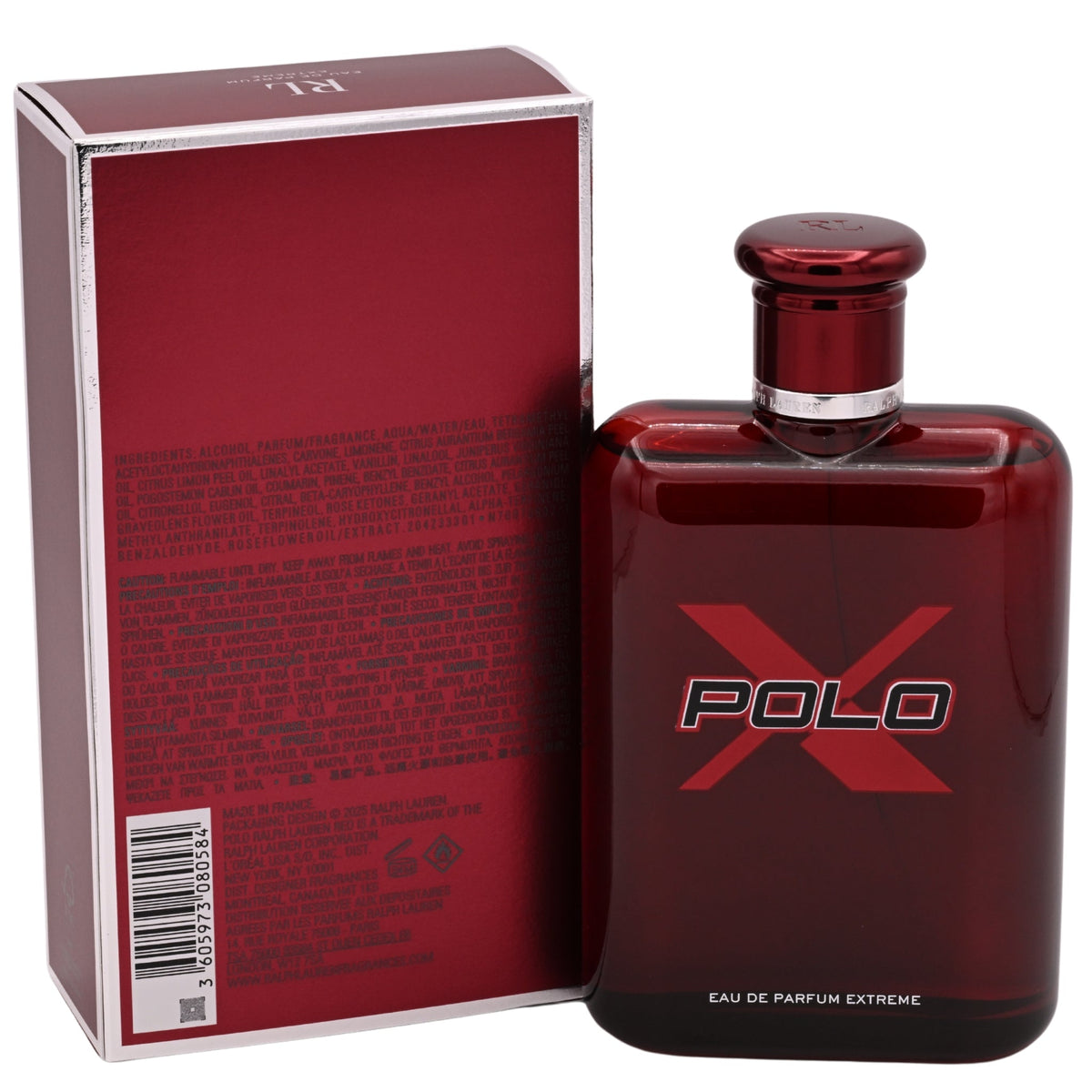 Ralph Lauren Polo Red Extreme Eau de Parfum Spray for Men 6.7 oz (New Retail Box)