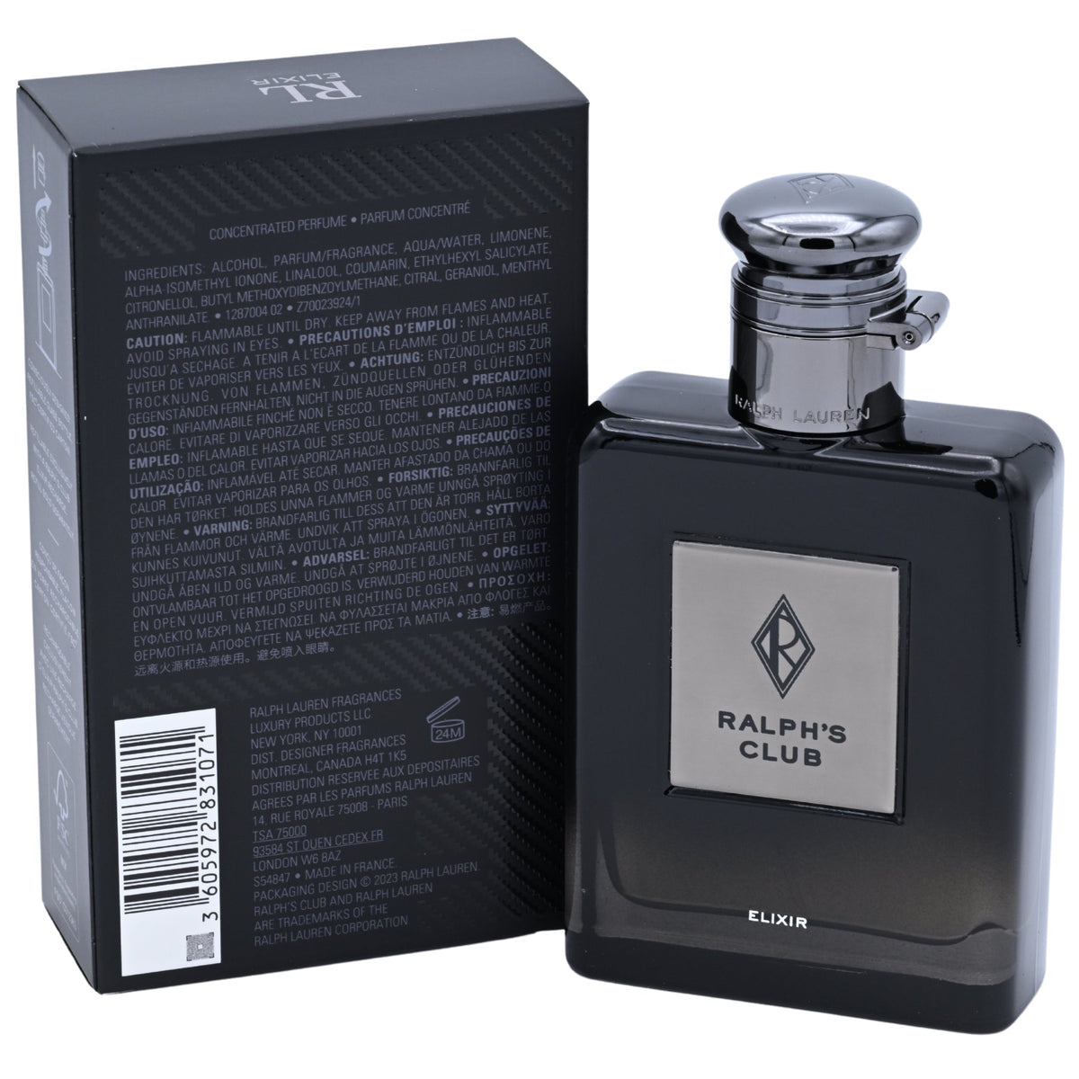 Ralph's Club Elixir by Ralph Lauren for men Parfum 2.5 oz New in Box