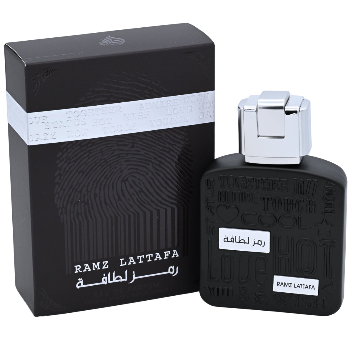 Ramz Lattafa Silver by Lattafa perfume for unisex EDP 3.3 / 3.4 oz New in Box