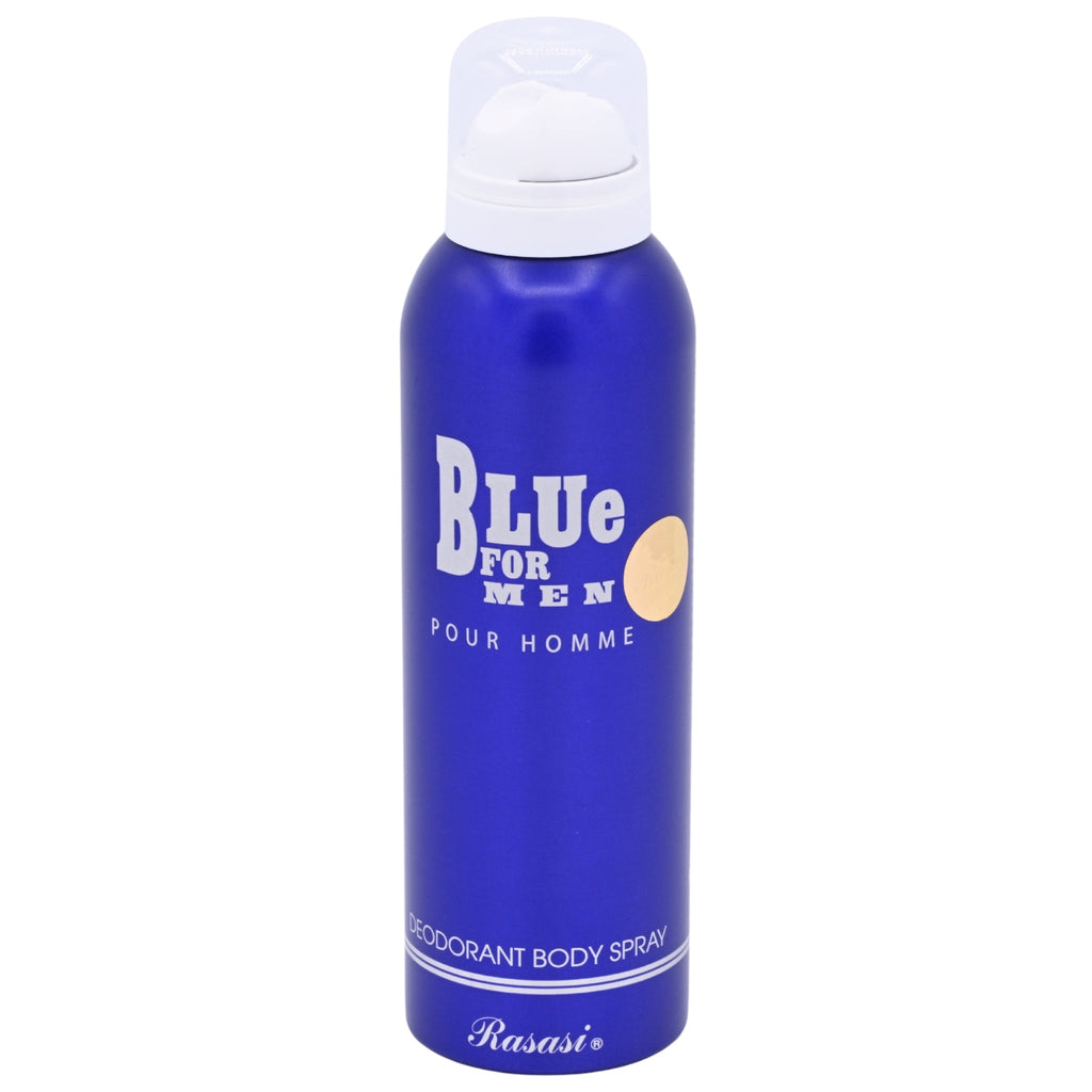 Rasasi Blue For Men Deodorant Body Spray for Men, 6.67 oz (200 ml)