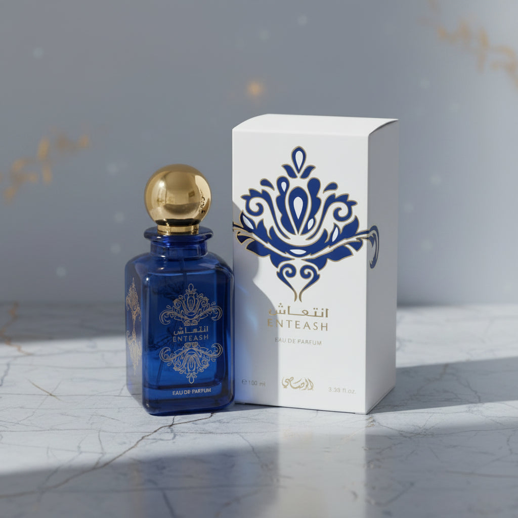 Rasasi Enteash Eau de Parfum Spray for Unisex 3.38 oz (100 ml) by Rasasi