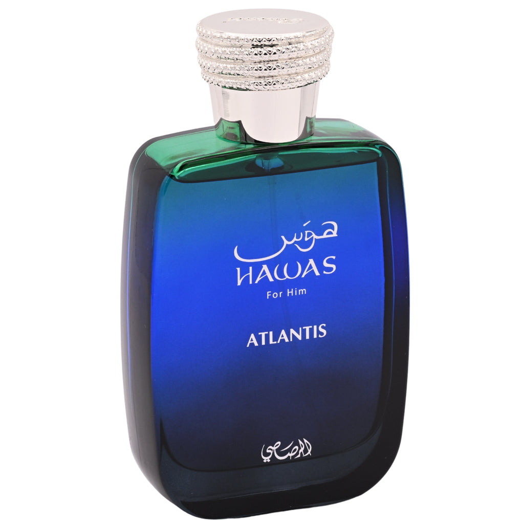 Rasasi Hawas Atlantis Eau de Parfum (EDP) Spray for Men 3.38 oz / 100 ml - Rasasi