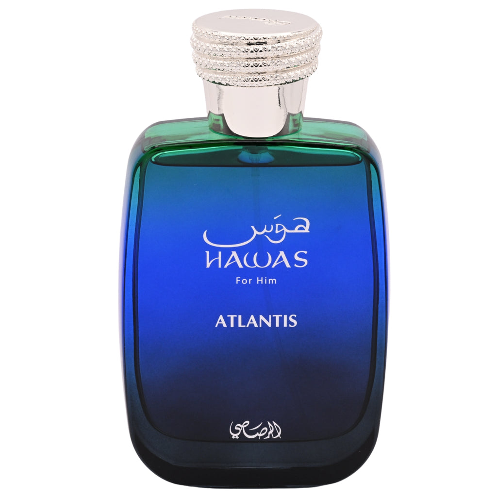 Rasasi Hawas Atlantis Eau de Parfum (EDP) Spray for Men 3.38 oz / 100 ml - Rasasi