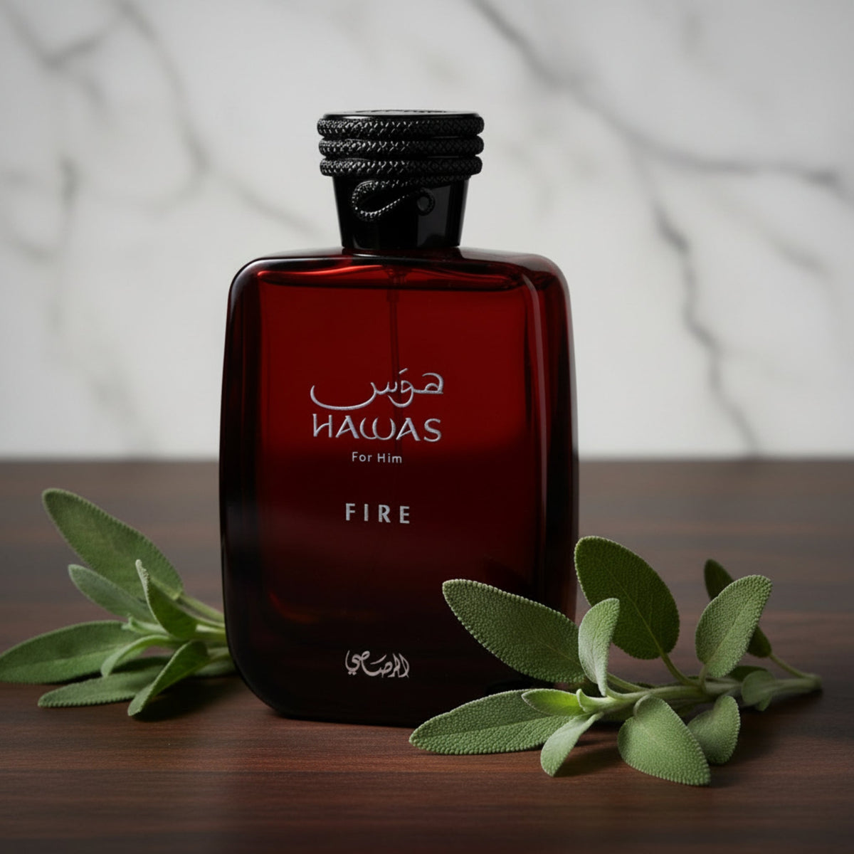 Rasasi Hawas Fire Eau de Parfum Spray for Men 3.38 oz (100 ml) New Retail Box