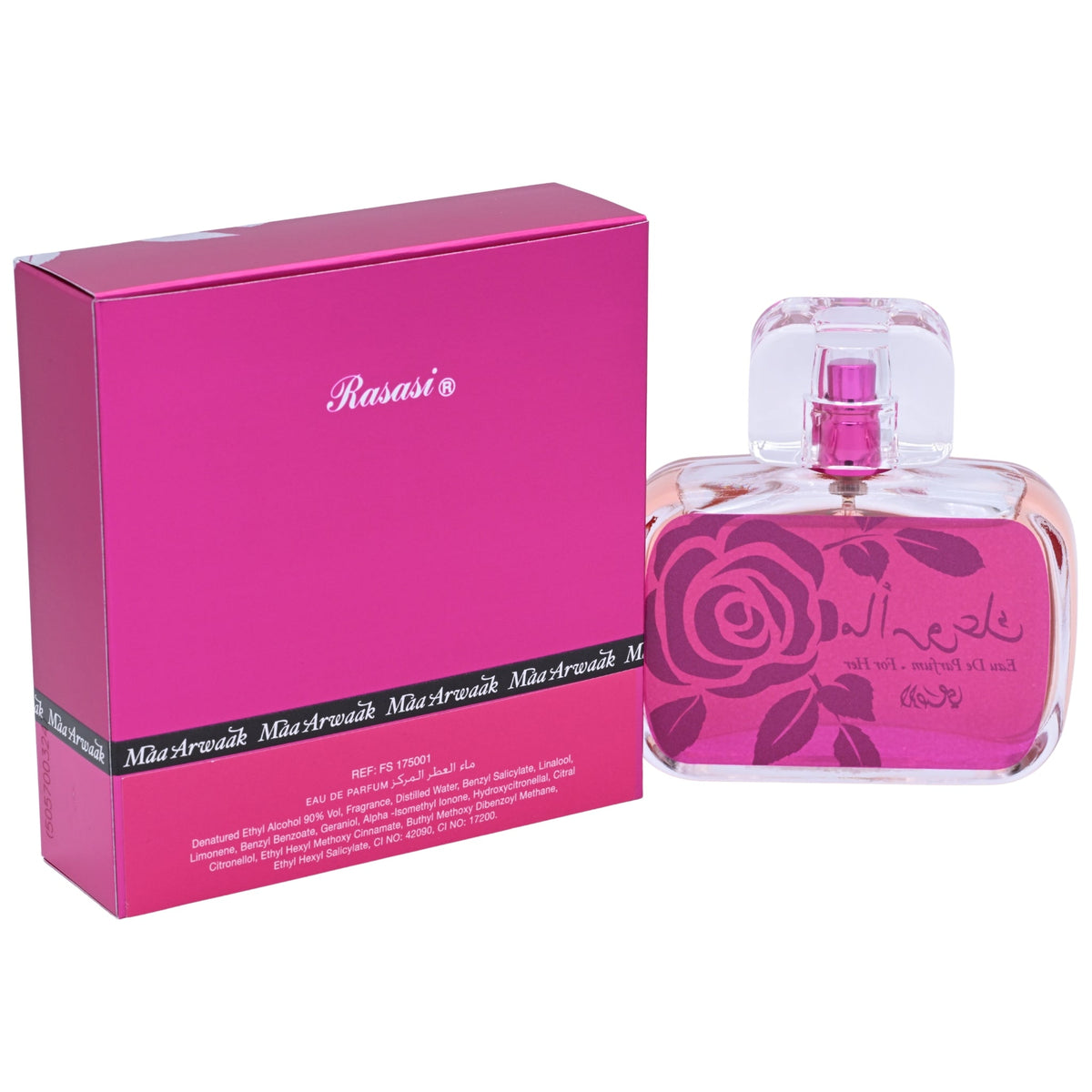Rasasi Maa Arwaak Eau de Parfum Spray for Women 1.66 fl oz (50 ml) New Retail Box