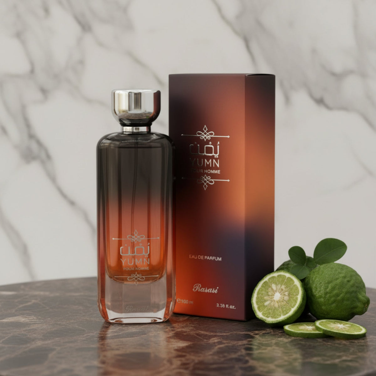 Rasasi Yumn Pour Homme Eau de Parfum Spray for Men 3.38 oz (100 mL) New Retail Box