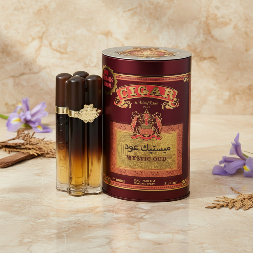 Remy Latour Cigar Mystic Oud Eau de Parfum (EDP) Spray for Men 3.3 oz / 100 ml New in Box