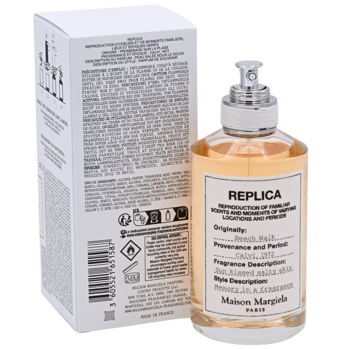 Replica Beach Walk by Maison Margiela for women EDT 3.3 / 3.4 oz New In Box