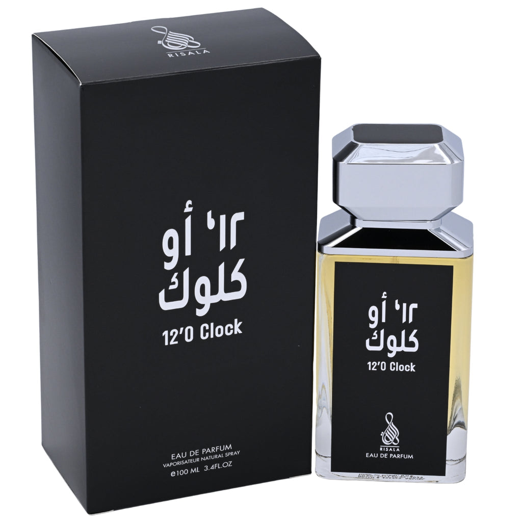 Risala 12 O'Clock Eau de Parfum Spray for Men 3.4 oz (100 ml) New Retail Box