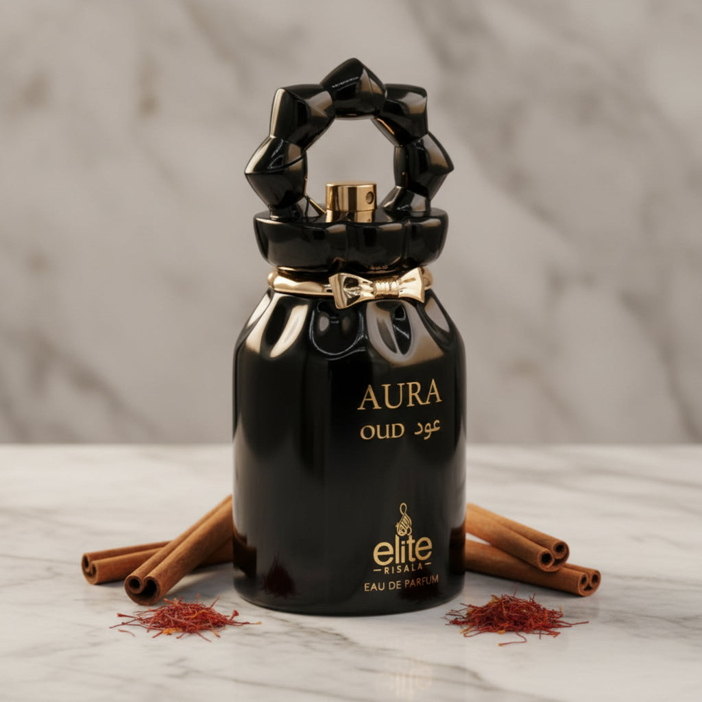 Risala Elite Aura Oud EDP Unisex Spray 3.4 oz 100ml, New Box