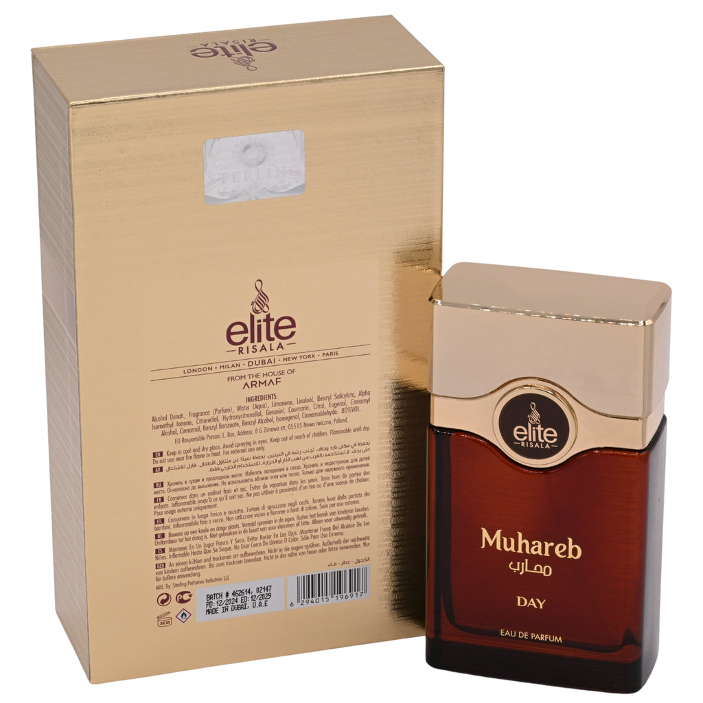 Risala Elite Muhareb Day EDP Spray Men 3.4 oz 100ml