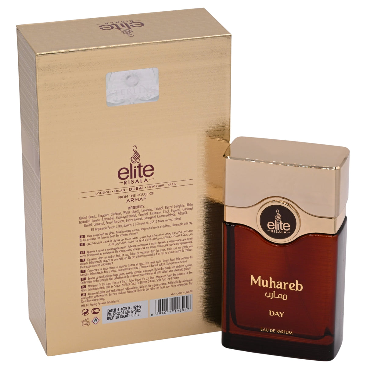 Risala Elite Muhareb Day EDP Spray Men 3.4 oz 100ml