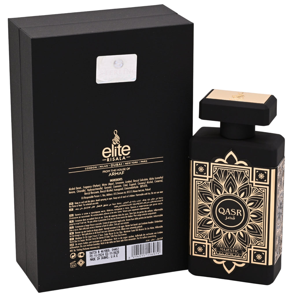 Risala Elite Qasr Majestic EDP Spray Men 3.4 oz 100ml New Box