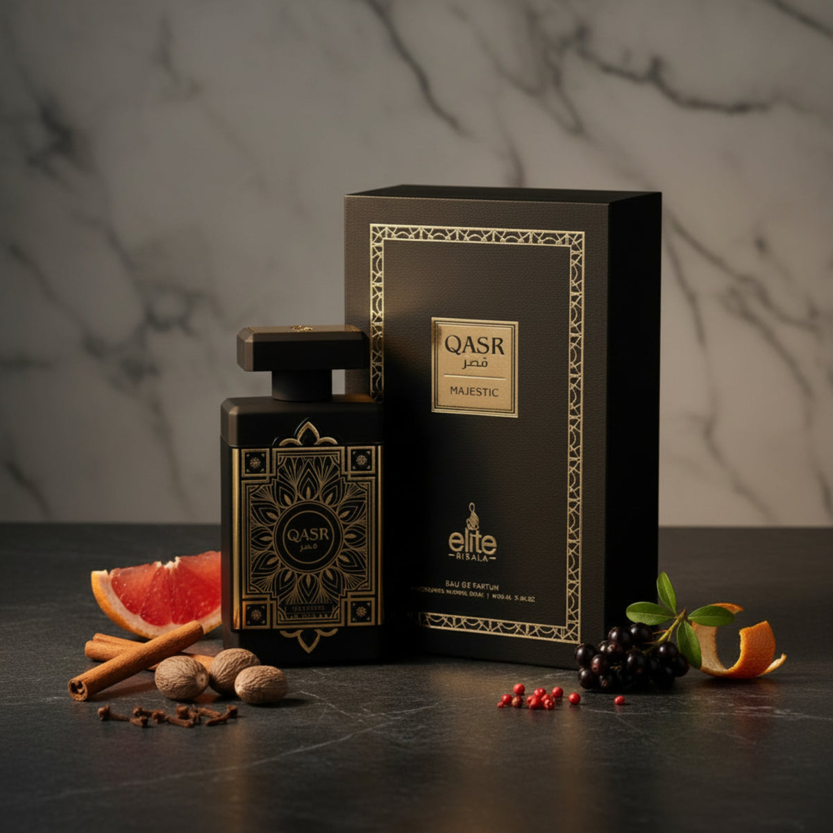 Risala Elite Qasr Majestic EDP Spray Men 3.4 oz 100ml New Box