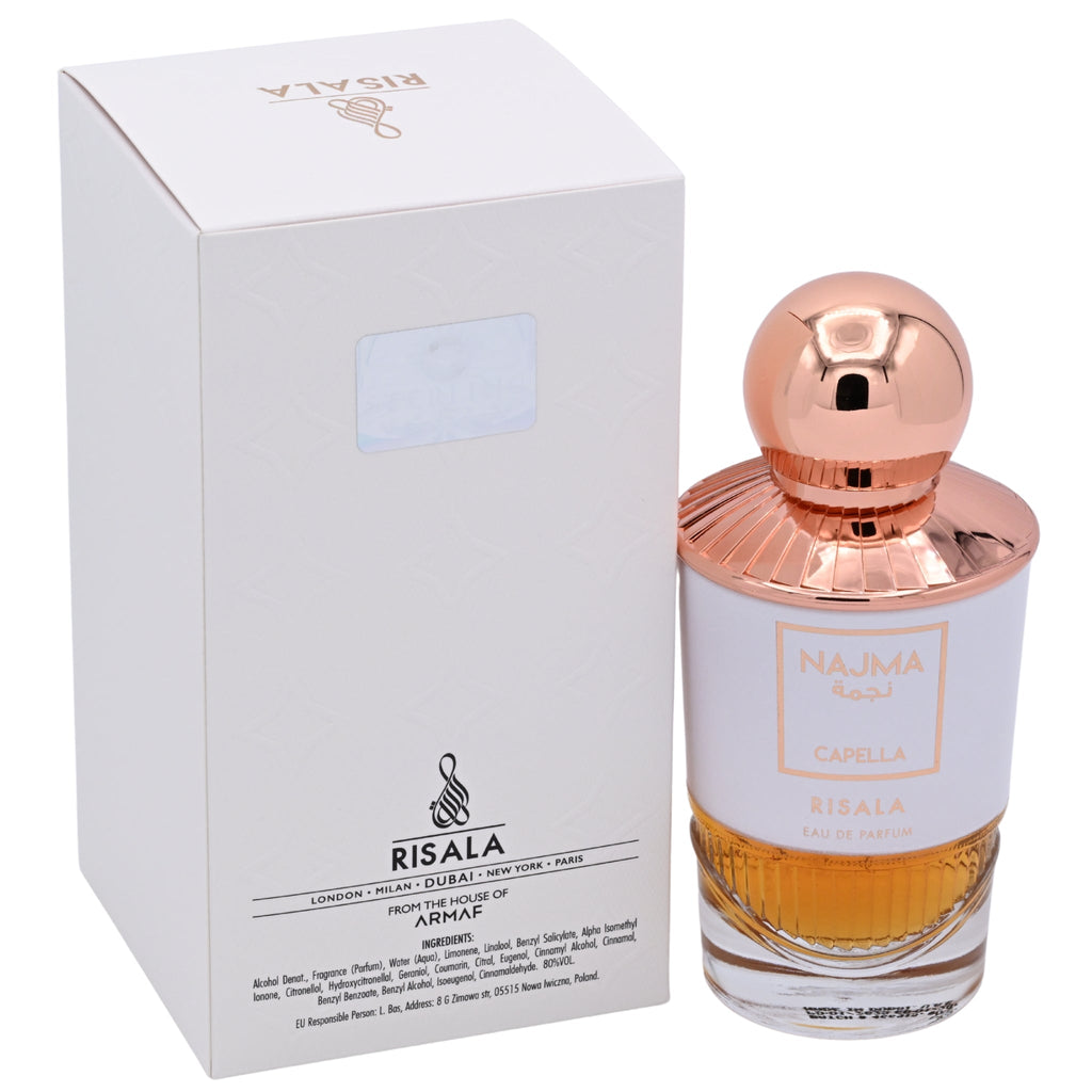 Risala Najma Capella Eau de Parfum Spray Unisex 3.4 oz (100 ml) New Retail Box