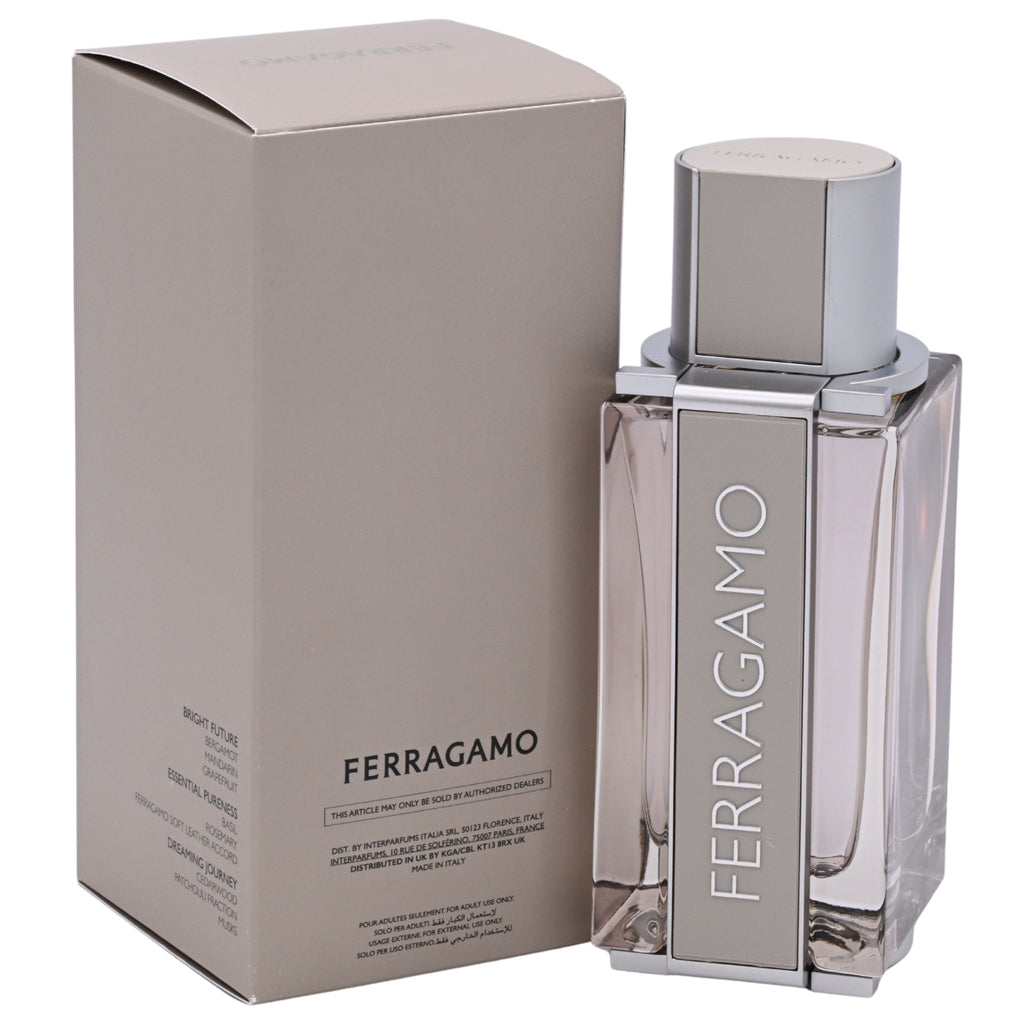 Salvatore Ferragamo Bright Leather Eau de Toilette Spray for Men 3.4 oz