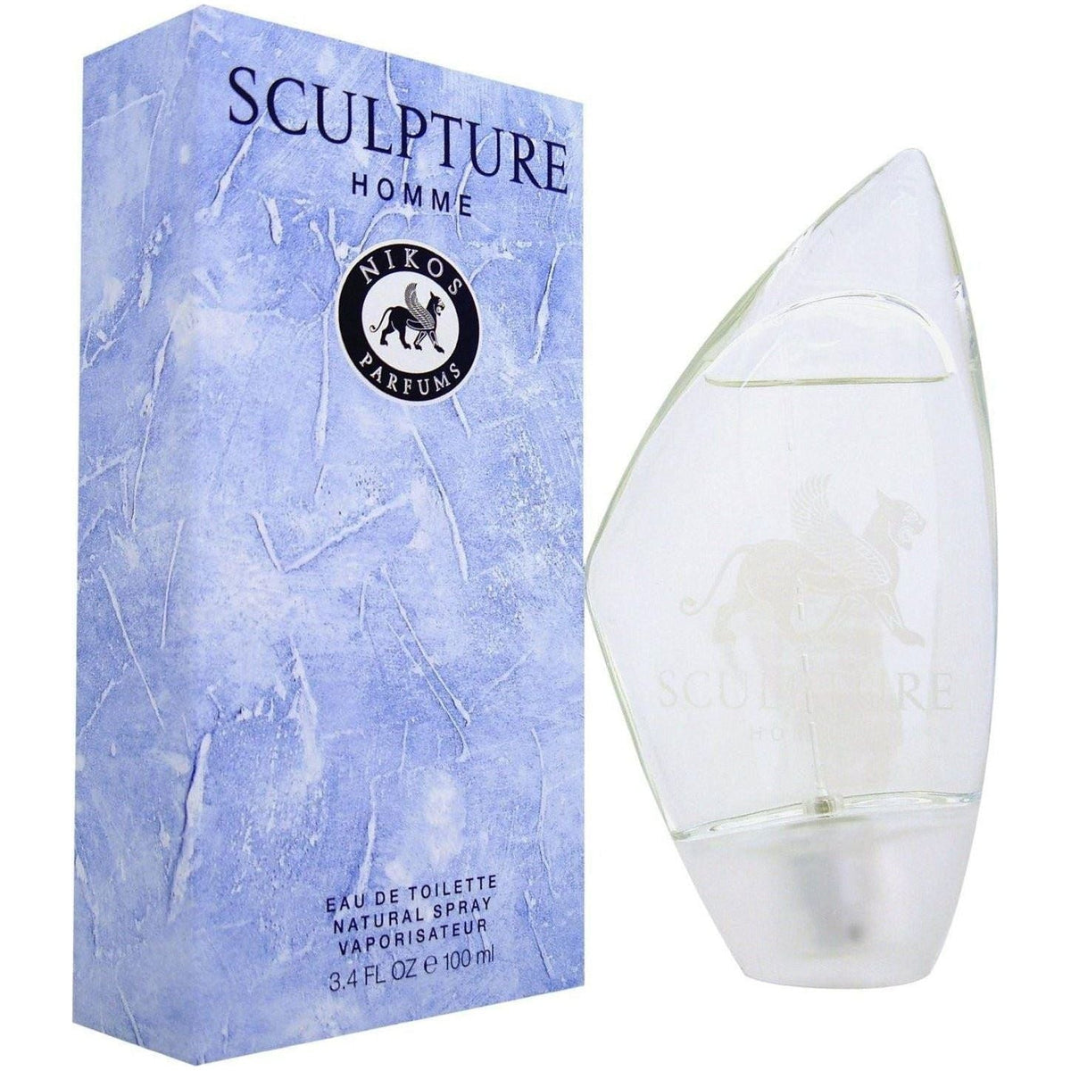 SCULPTURE Nikos men cologne 3.4 oz 3.3 edt NEW IN BOX