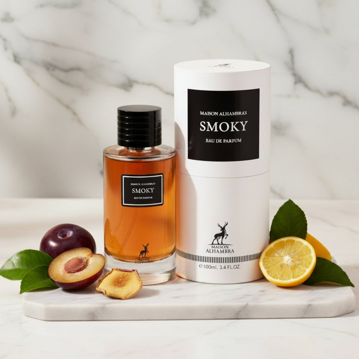 Smoky by Maison Alhambra for unisex EDP 3.3  3.4 oz New in Box