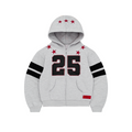 Grey Star Zip Hoodie