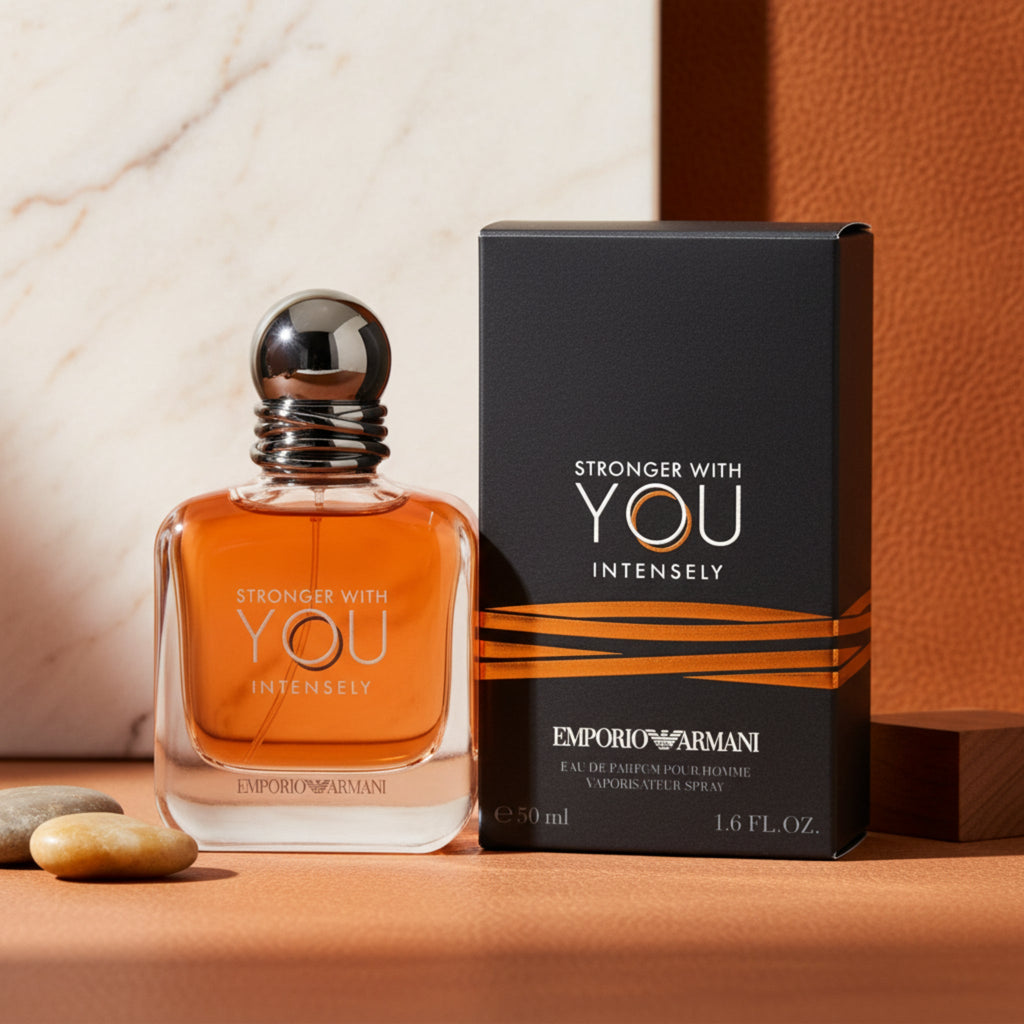 Stronger With You Intensely by Armani cologne men EDP 1.6 oz New in Box