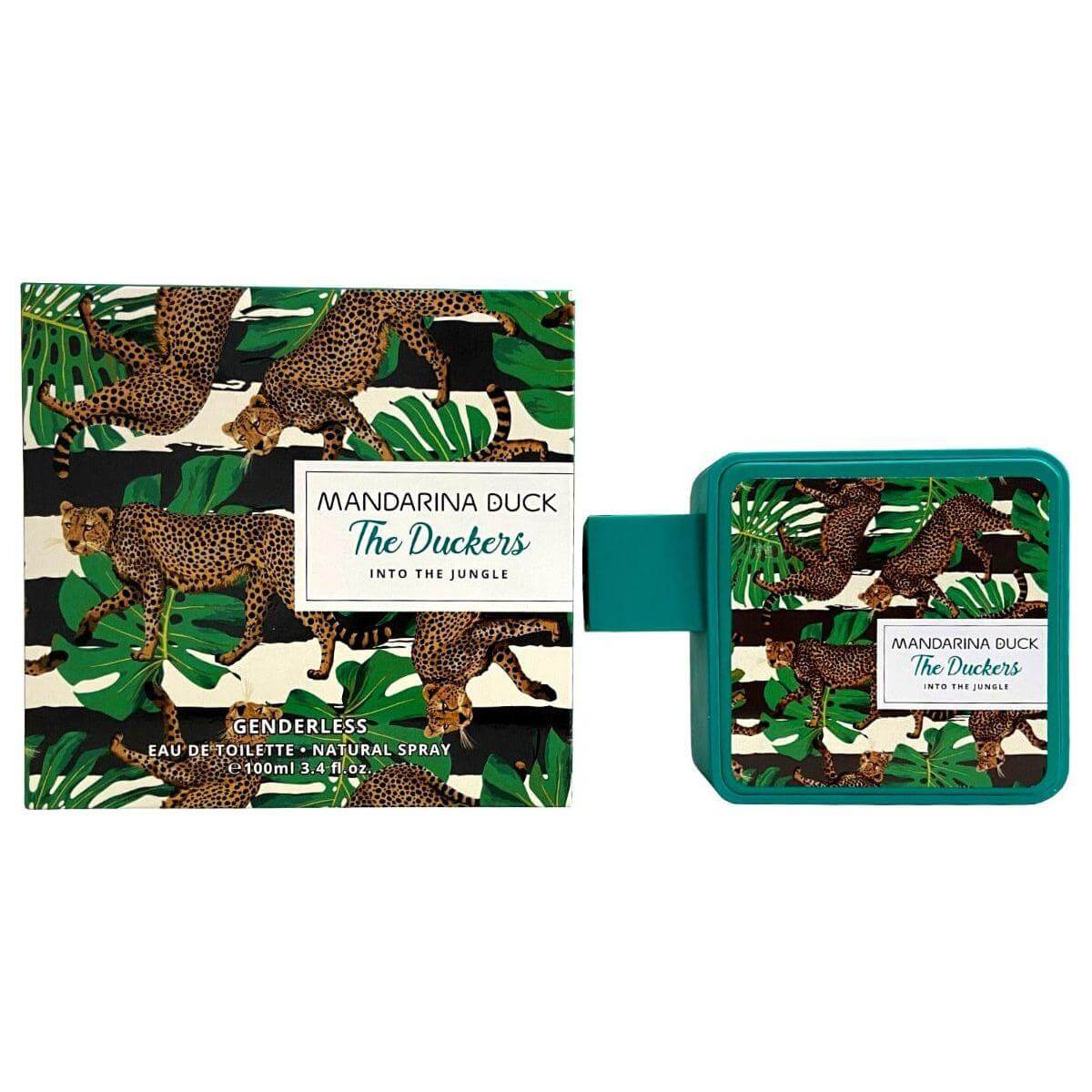 The Duckers Into The Jungle by Mandarina Duck unisex EDT 3.3 / 3.4 oz New In Box