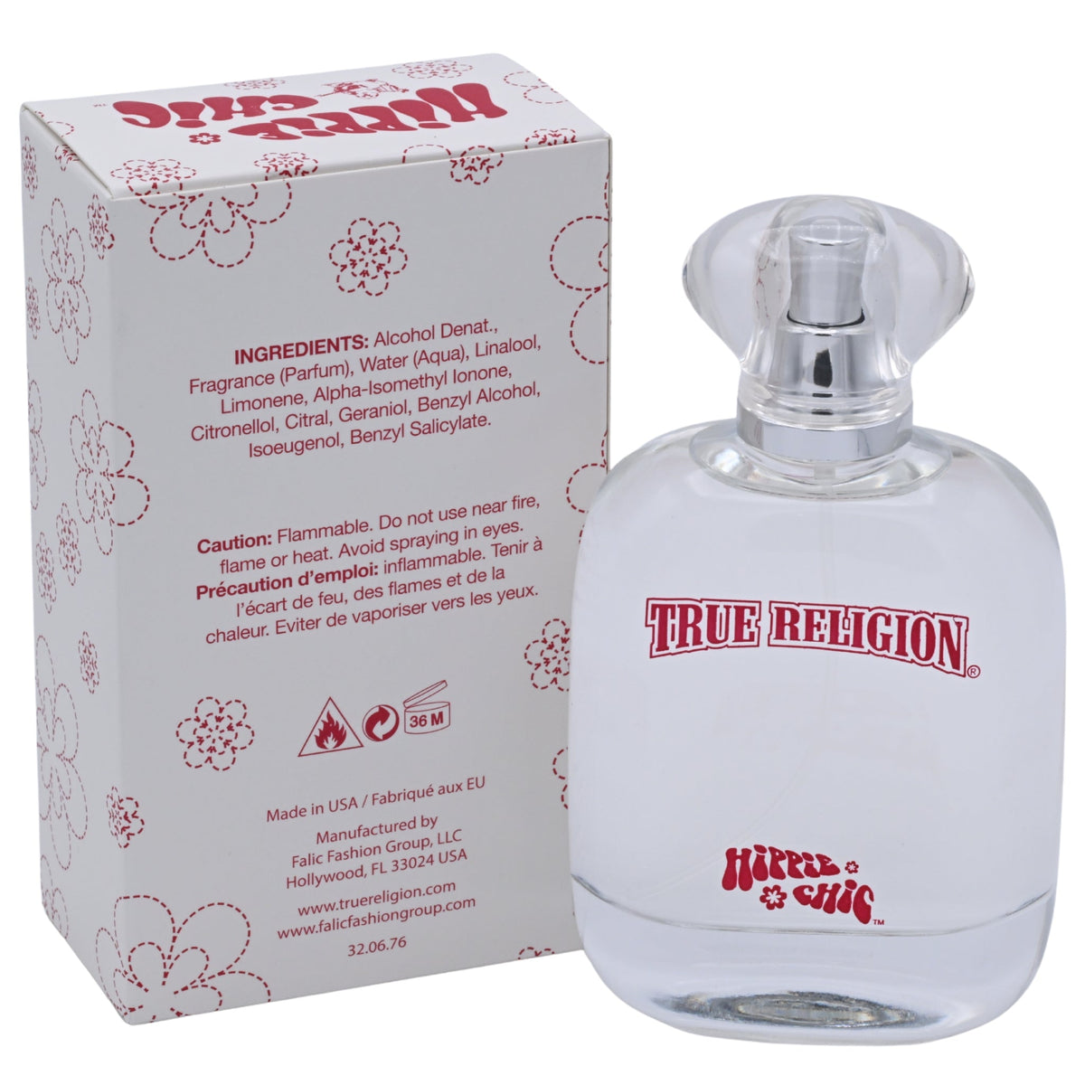 True Religion Hippie Chic 3.3 / 3.4 oz 100ml Spray for Women EDP NIB