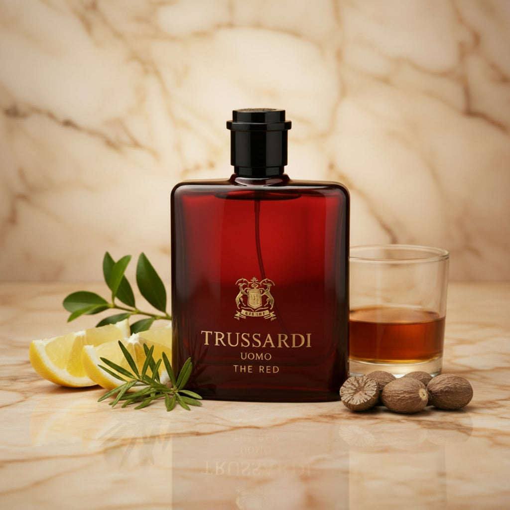 TRUSSARDI UOMO THE RED by Krizia cologne for men EDT 3.3 / 3.4 oz New in Box