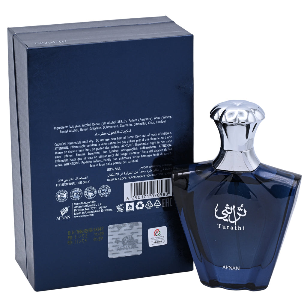 Turathi by Afnan cologne for Men EDP 3.0 oz New in Box