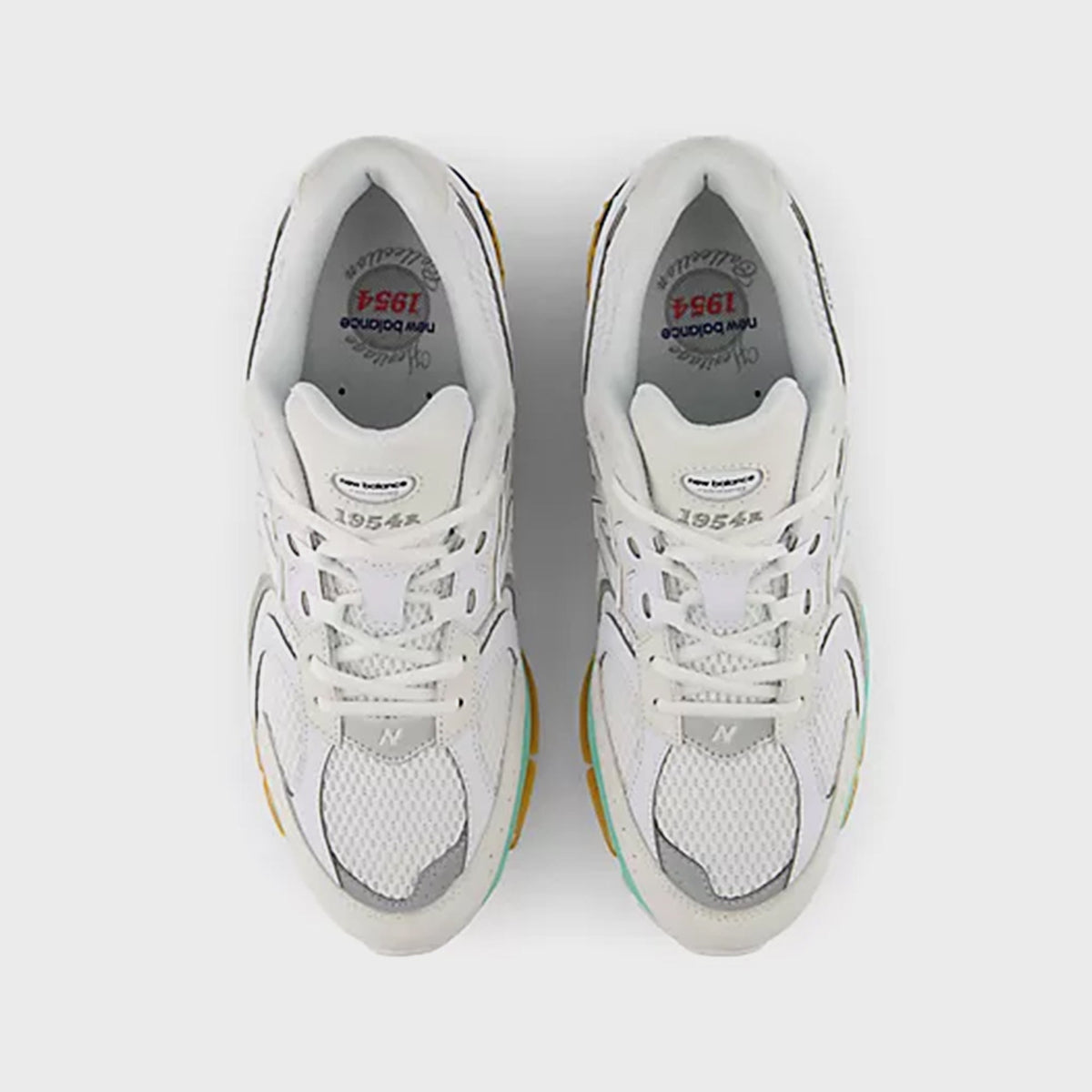New Balance 1954R - White / Bright Mint / Reflection