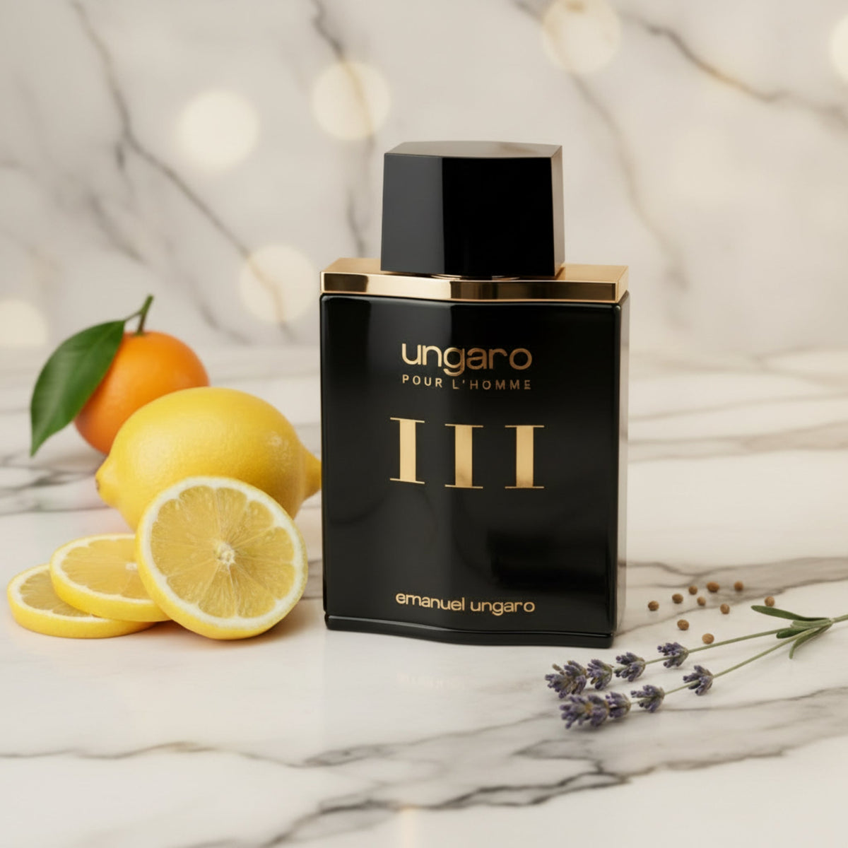 UNGARO pour L'HOMME III Cologne 3.3 / 3.4 oz EDT For Men New in Box