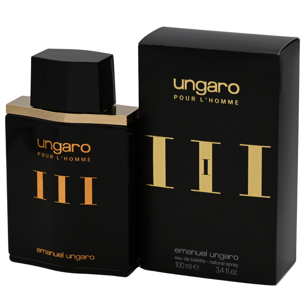UNGARO pour L'HOMME III Cologne 3.3 / 3.4 oz EDT For Men New in Box