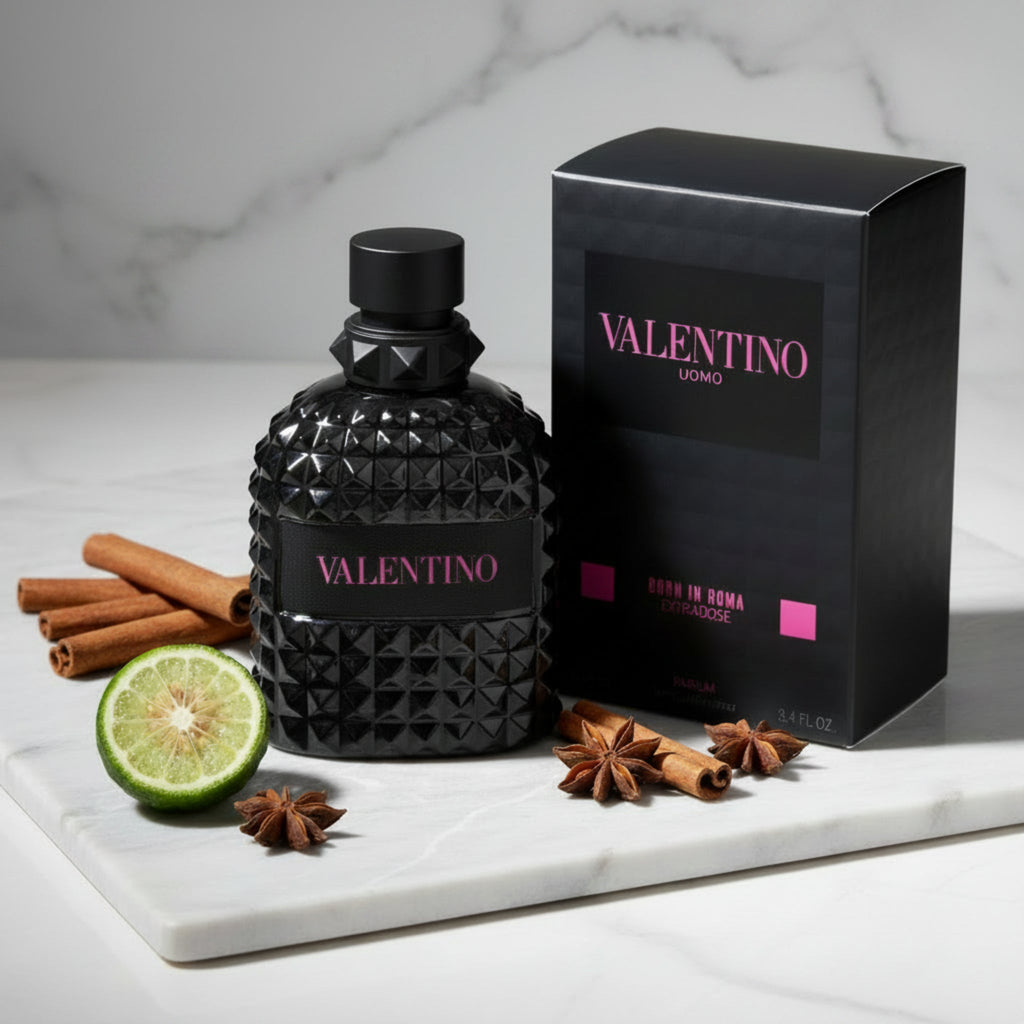 Valentino Uomo Born in Roma Extradose Parfum Spray for Men 3.4 oz (100 ml) - Valentino Beauty