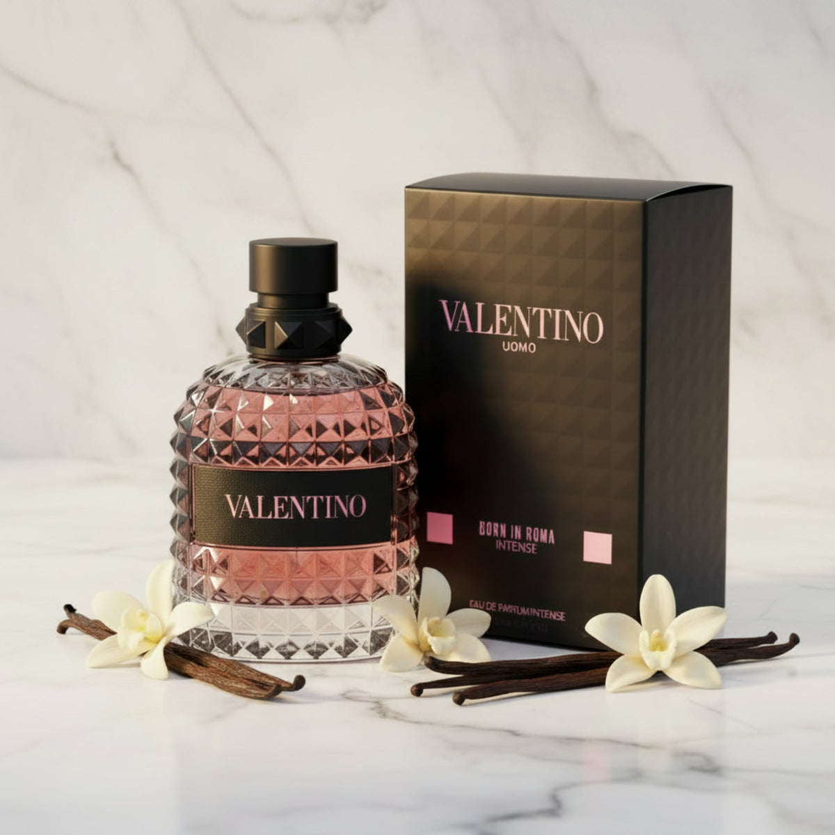 Valentino Uomo Born In Roma Intense Eau de Parfum Spray for Men 3.4 oz (100 ml) by Valentino