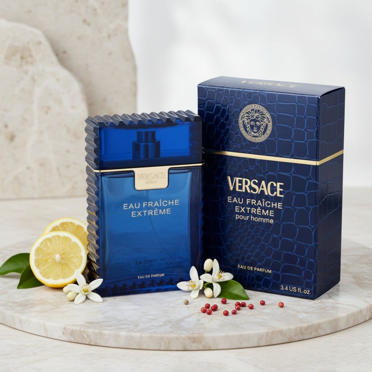 Versace Eau Fraiche Extreme by Versace men EDP 3.4 oz New in Box