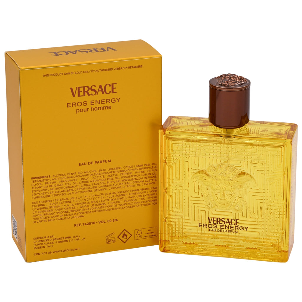 Versace Eros Energy by Gianni Versace cologne men EDP 3.3 / 3.4 oz New in Box