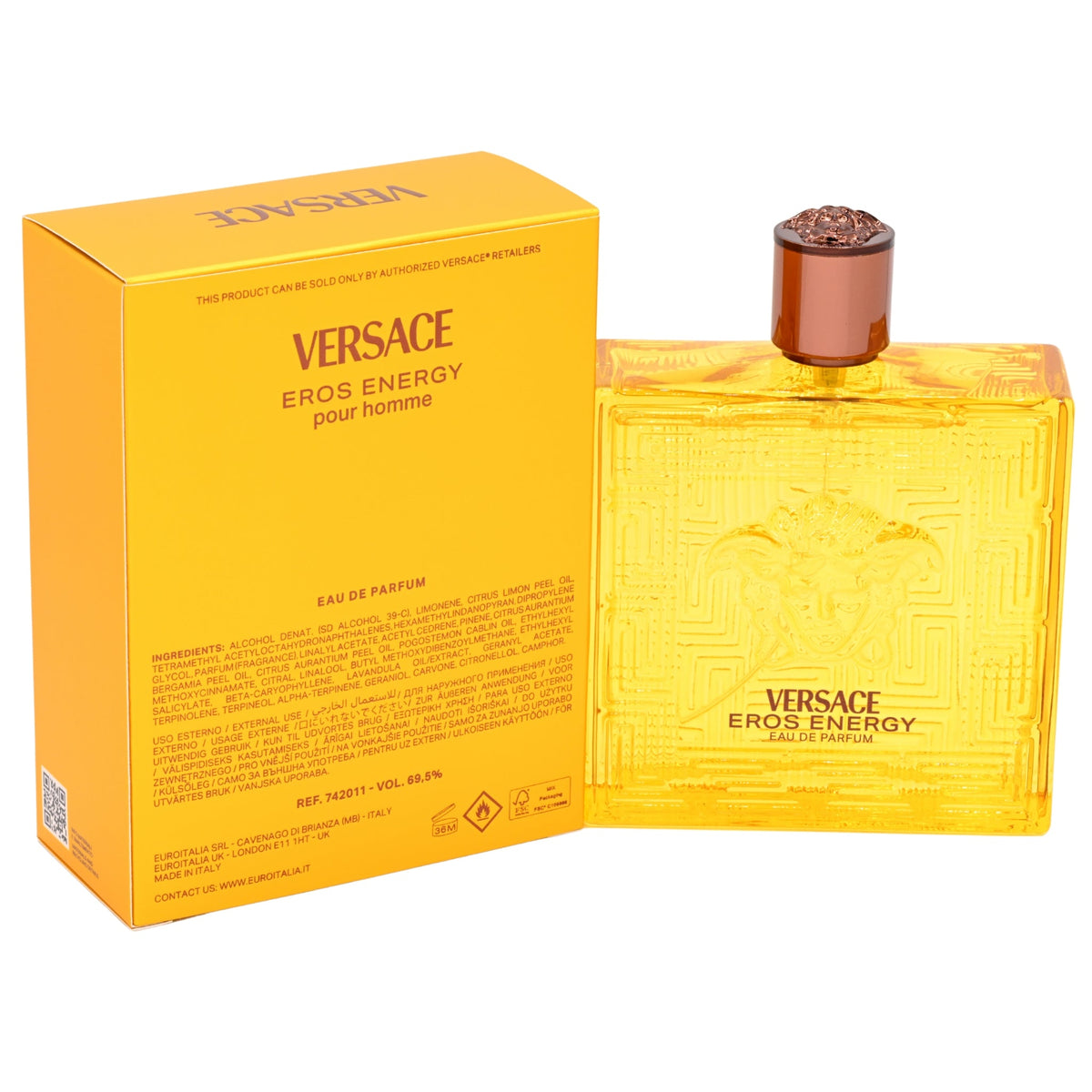 Versace Eros Energy Eau de Parfum Spray for Men 6.7 oz (Gianni Versace)