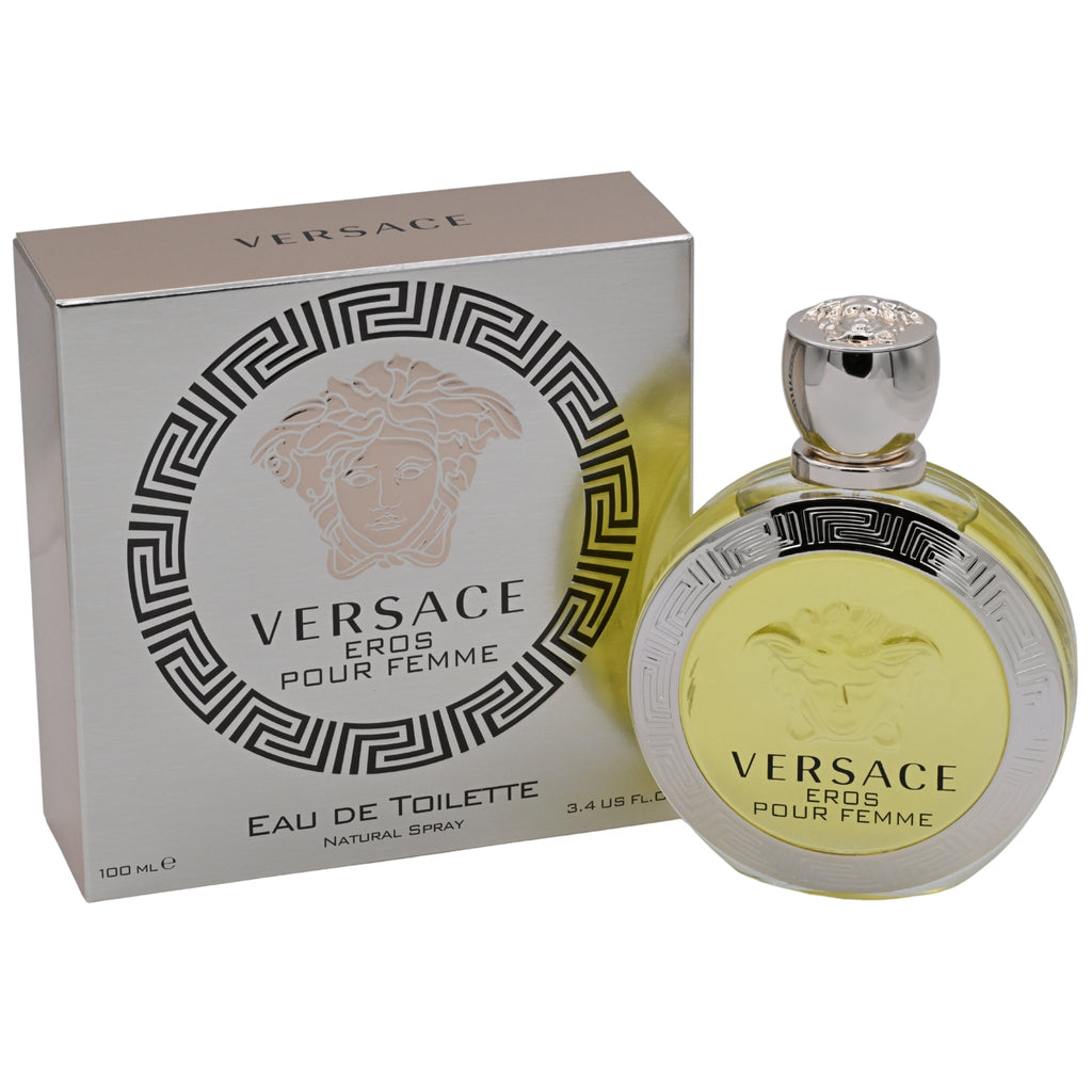 VERSACE EROS POUR FEMME 3.3 / 3.4 oz edt Perfume New in Box