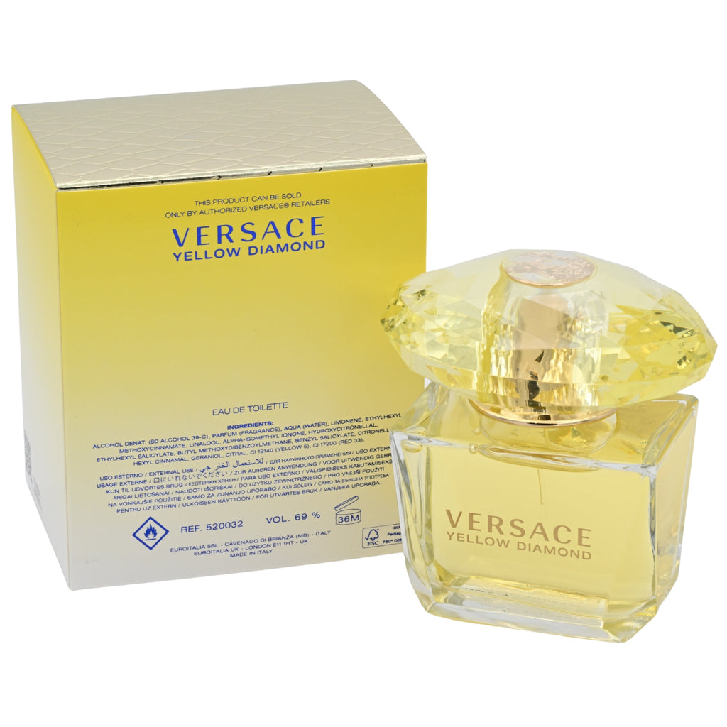 VERSACE YELLOW DIAMOND Perfume 3.0 oz women edt NEW IN BOX