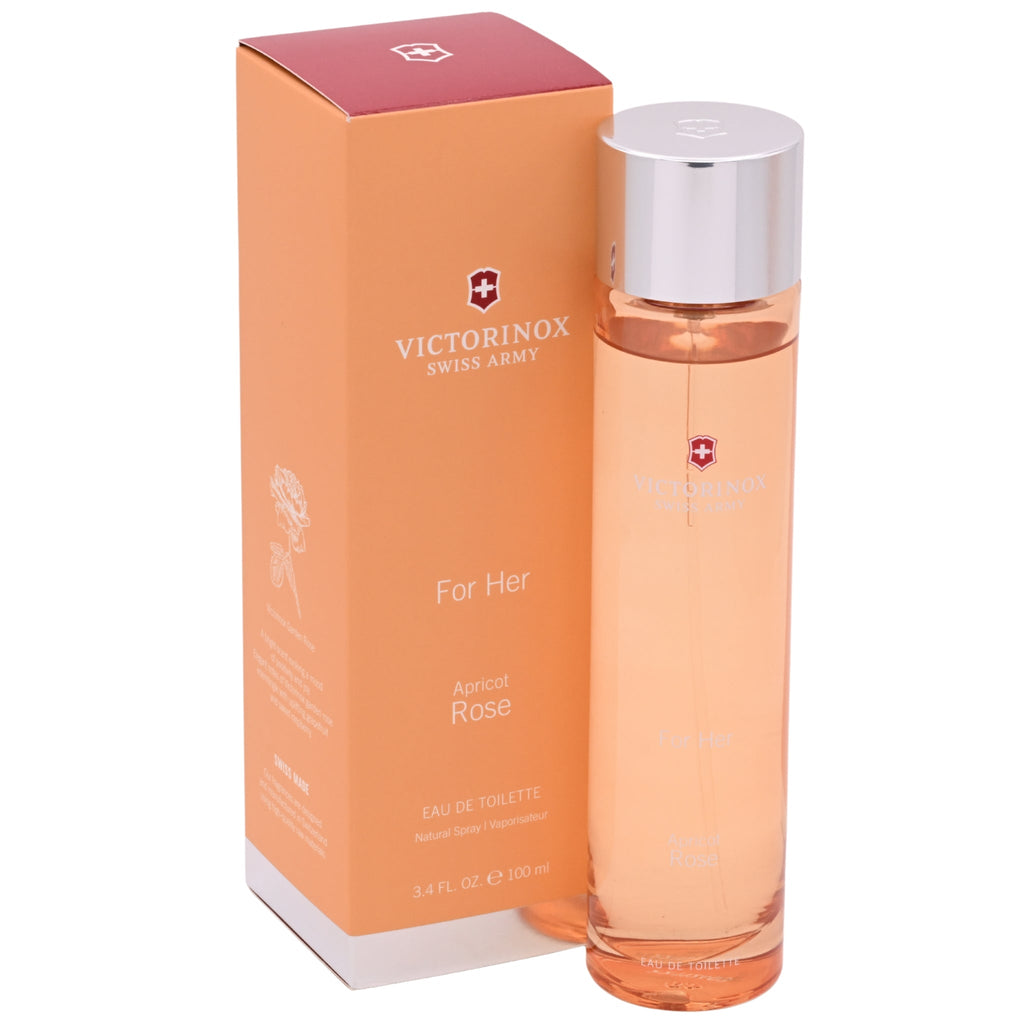 Victorinox Swiss Army Apricot Rose Eau de Toilette (EDT) Spray for Women 3.4 oz by Victorinox
