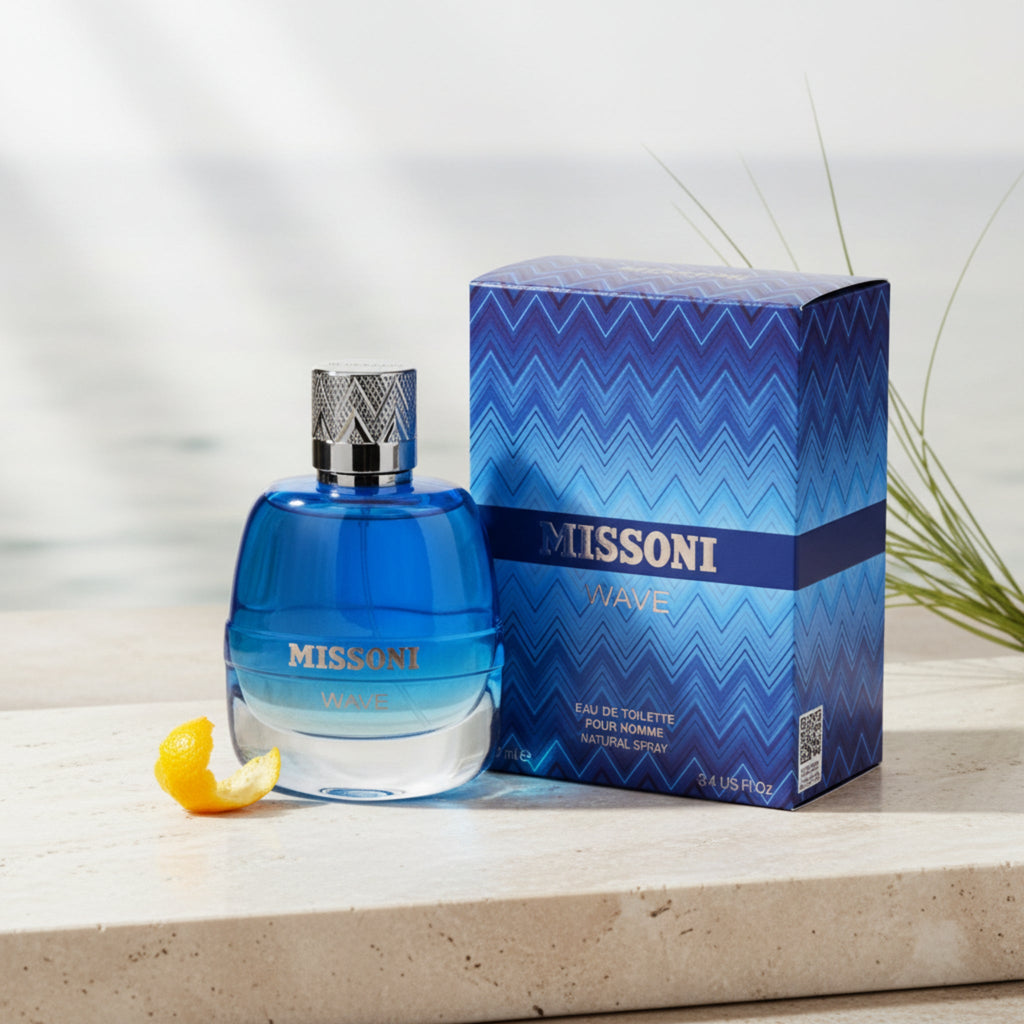 Wave by Missoni cologne for men EDT 3.3 /3.4 oz New In Box