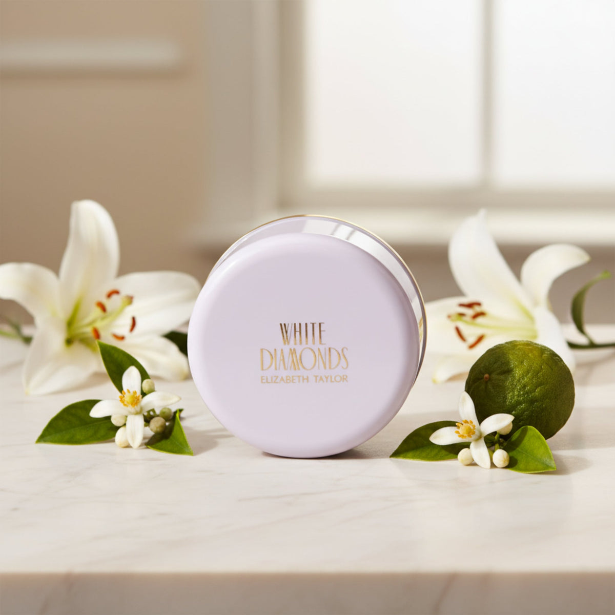 White Diamonds by Elizabeth Taylor Body Radiance perfumed Body Powder 2.6 oz